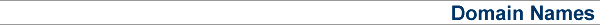Domain Name Registration